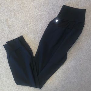Thin golf black Addidas pants